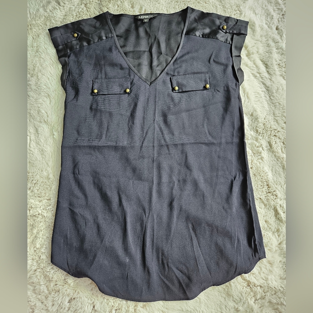 Express | Black Blouse